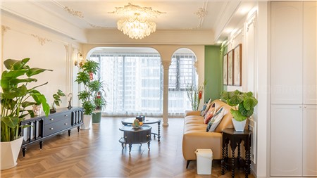 11.8w裝修120m²復古法式風的家 | 麗爾曼頓全房全屋整裝