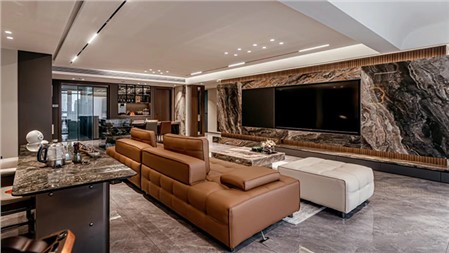 保利金香檳-145m²意式輕奢風·全屋定制