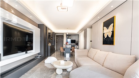 12.8w打造現代簡約風格的家106m² | 麗爾曼頓全房全屋定制