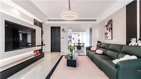 12.8 w打造現代黑白灰風格的家143m² | 麗爾曼頓全房全屋定制